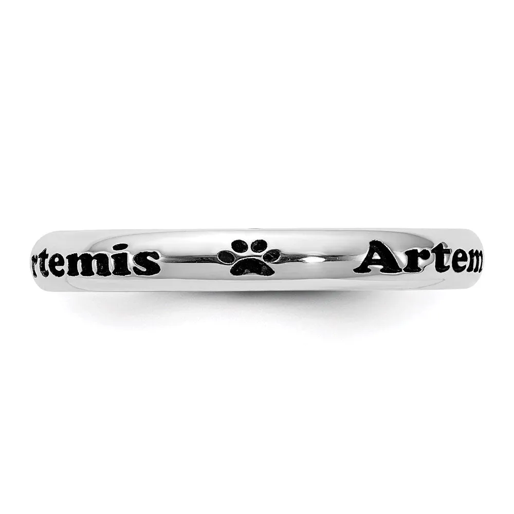 Sterling Silver Stackable Expressions 3mm Half-Round Band | QWH030