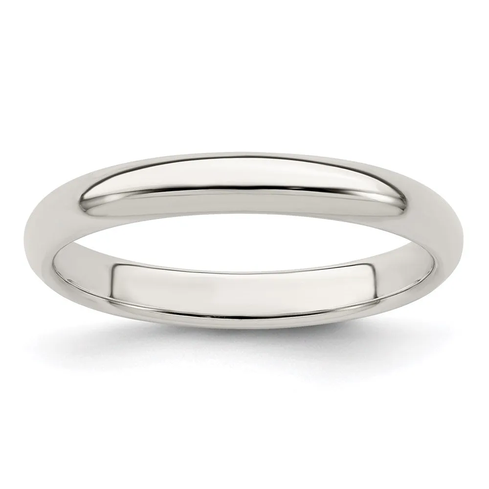 Sterling Silver Stackable Expressions 3mm Half-Round Band | QWH030