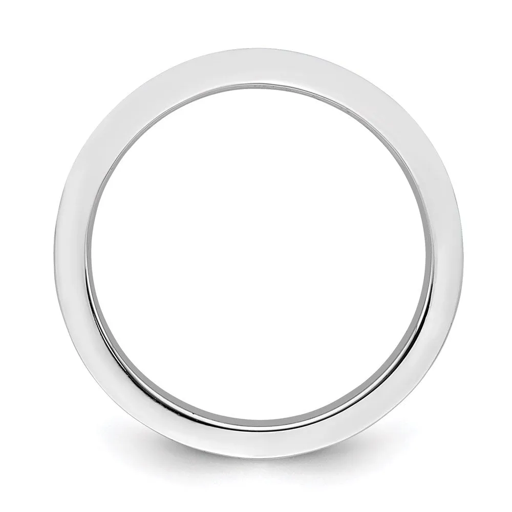 Sterling Silver Stackable Expressions Blue Enameled 2.25mm Ring | QSK142