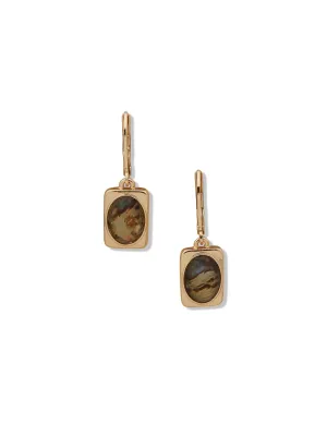 Stone Drop Earrings