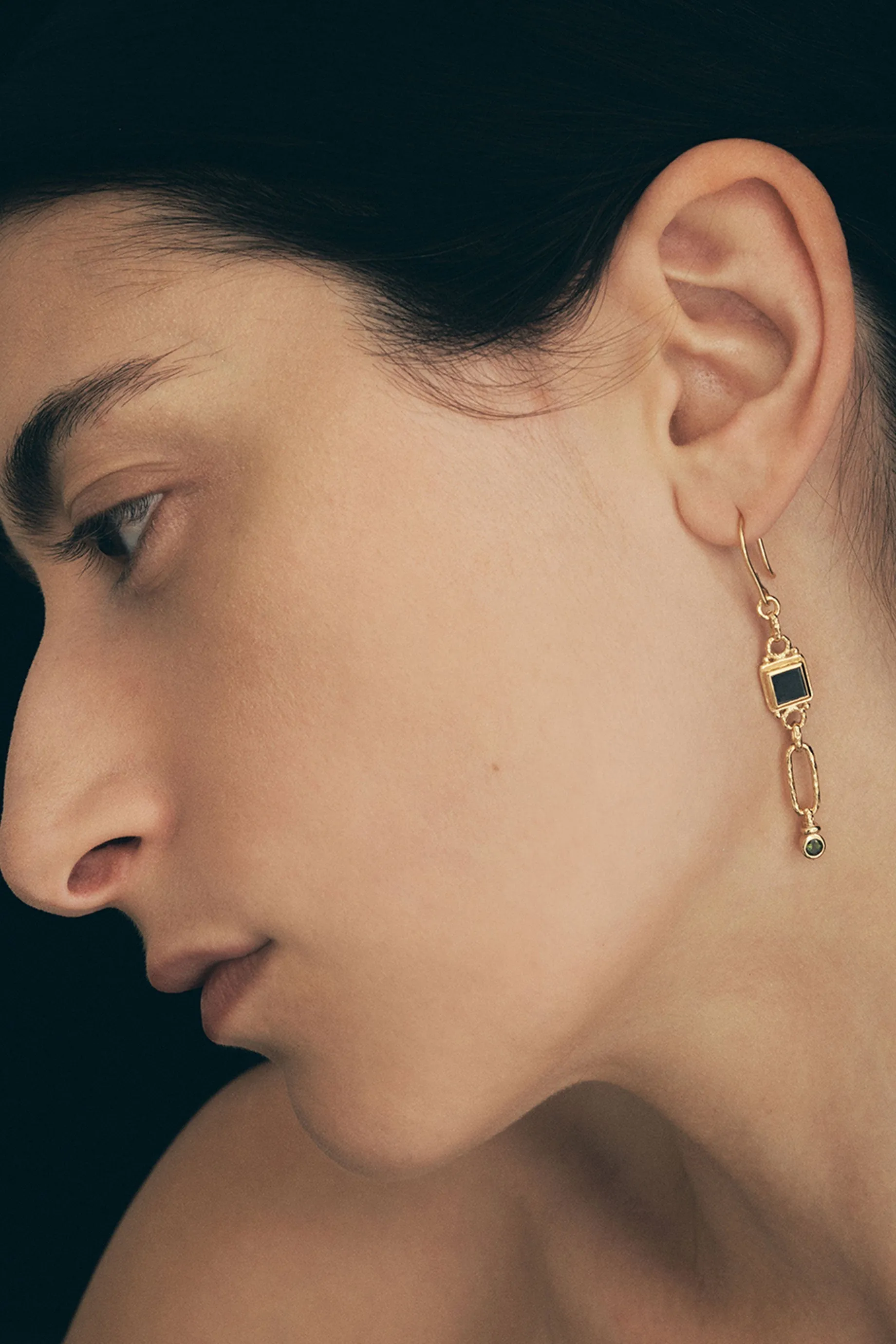 Temple Of The Sun Adara Earring - Gold