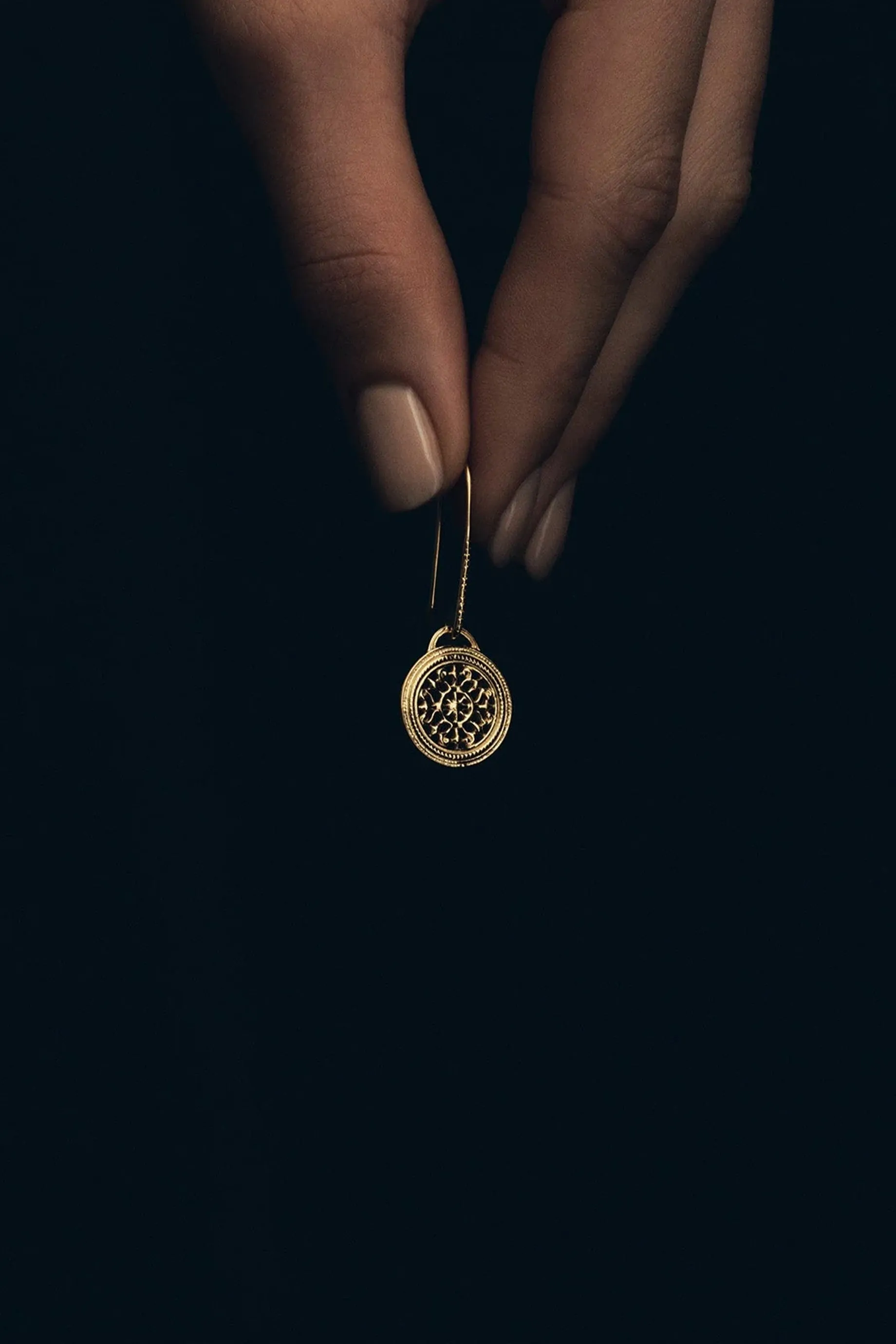 Temple Of The Sun Dafni Earring - Gold