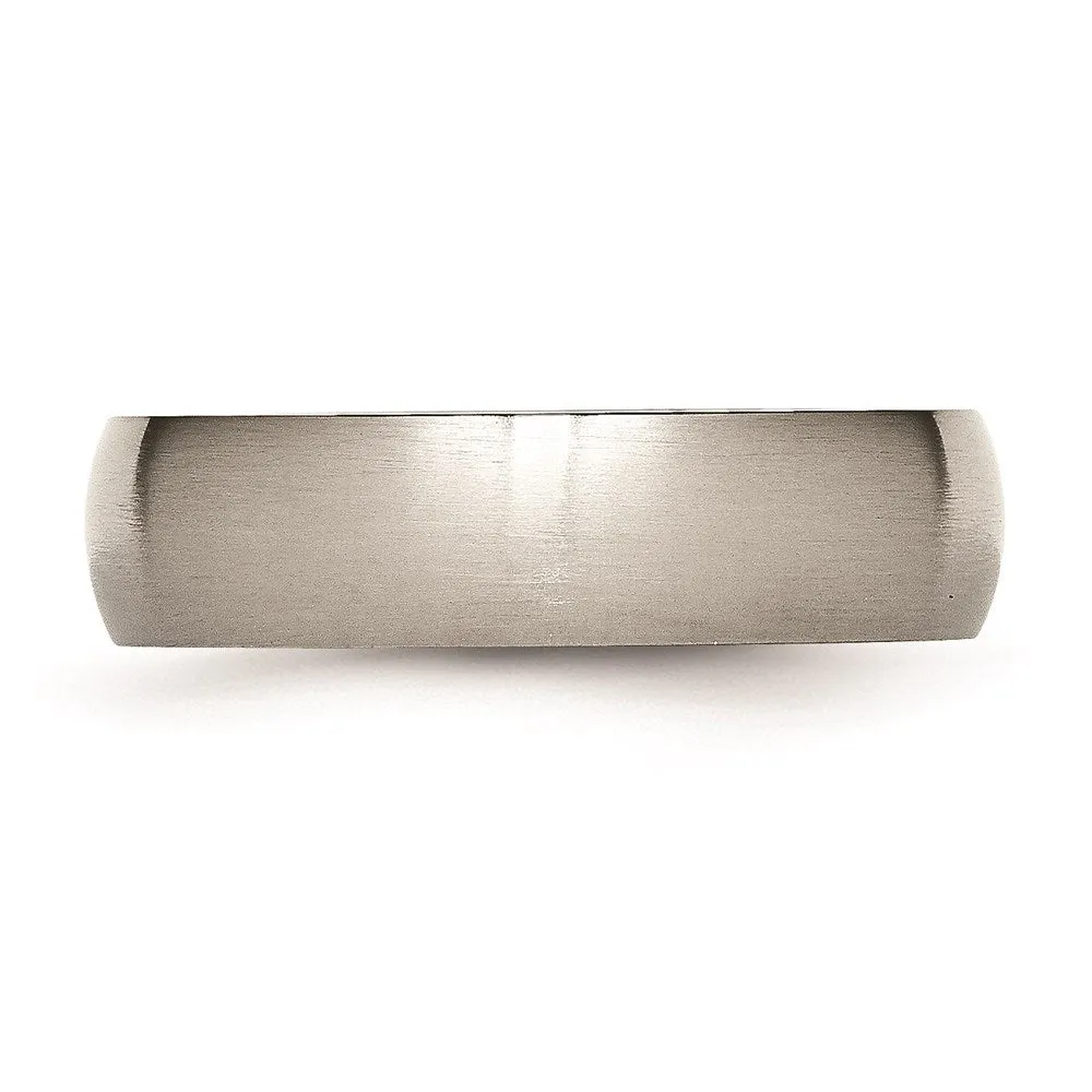 Titanium 6mm Brushed Band | TB25