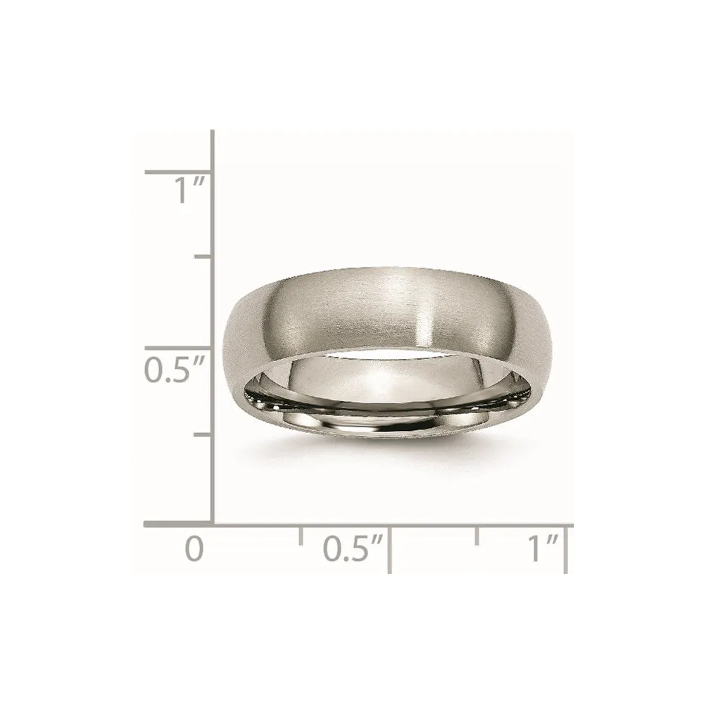 Titanium 6mm Brushed Band | TB25