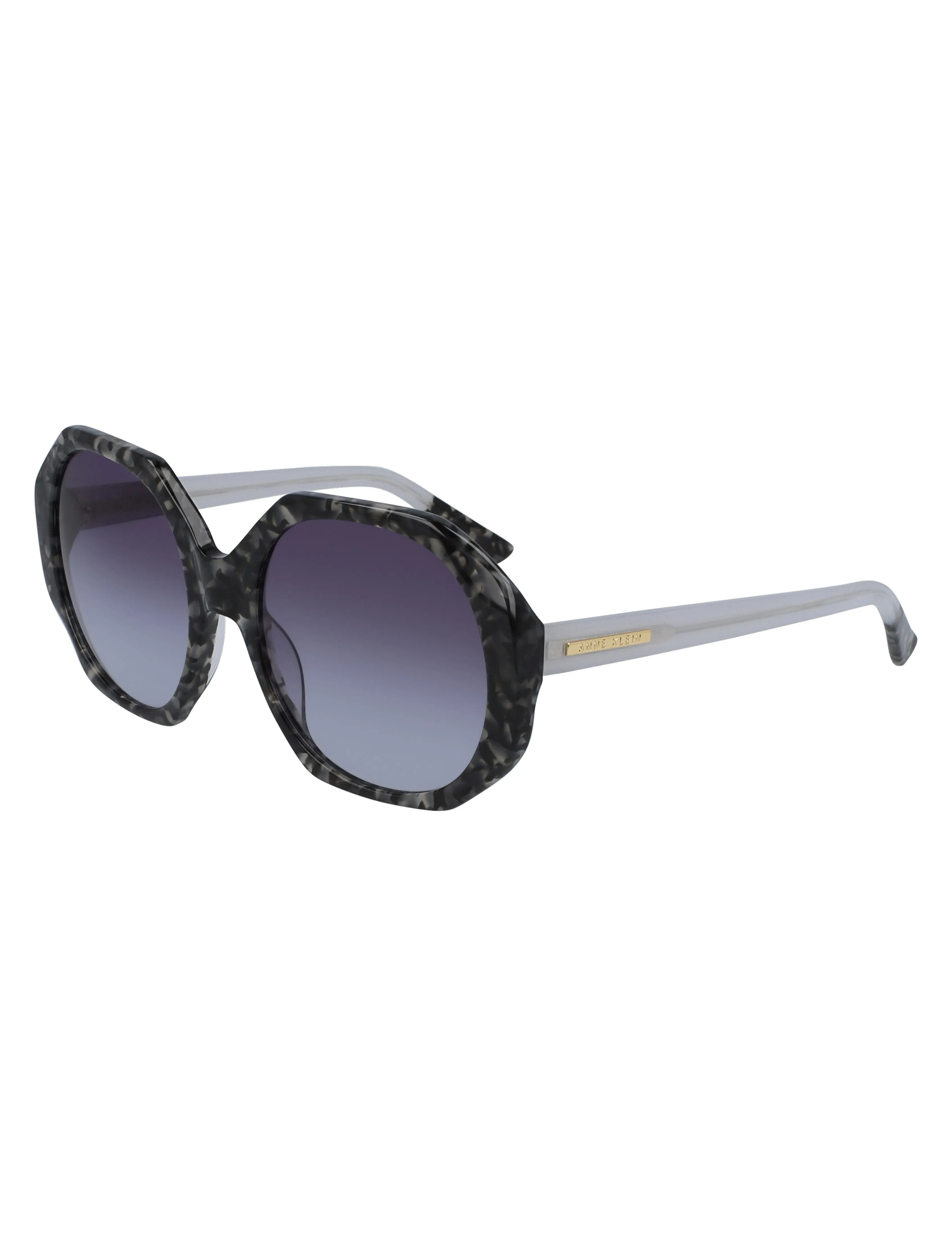 Tortoise Geometric Oversized Sunglasses