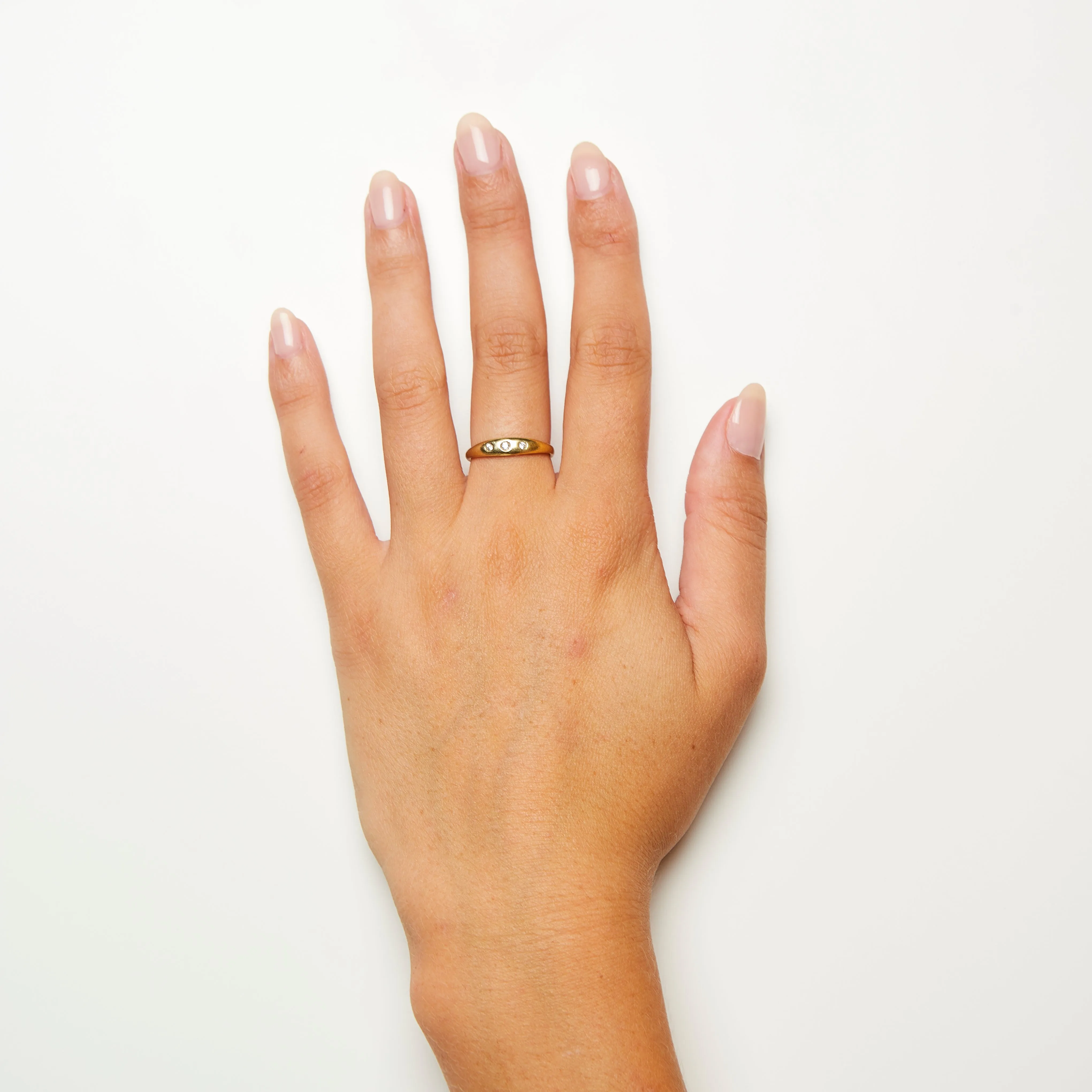Trinity Sunrise Diamond Ring