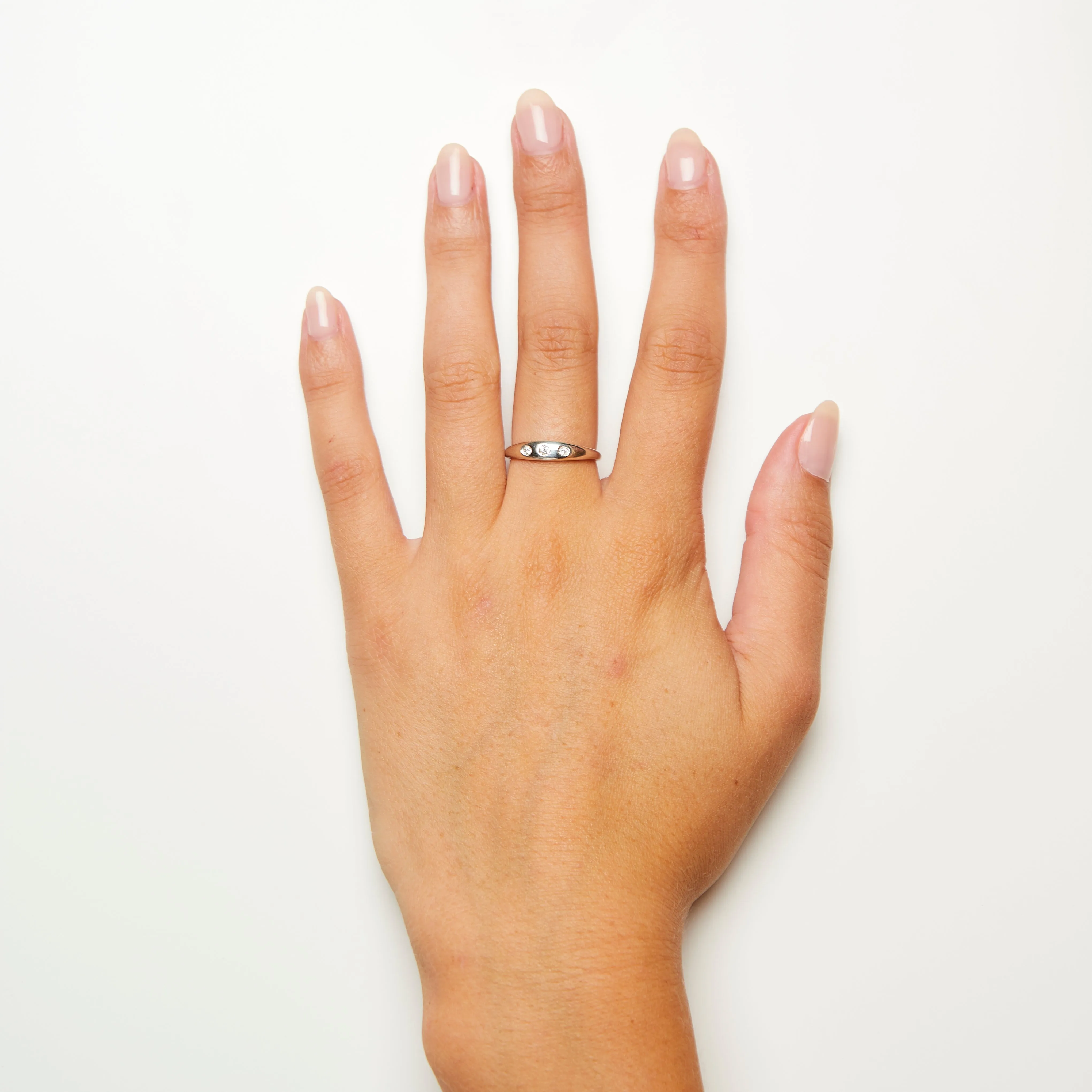 Trinity Sunrise Diamond Ring