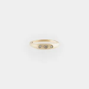 Trinity Sunrise Diamond Ring