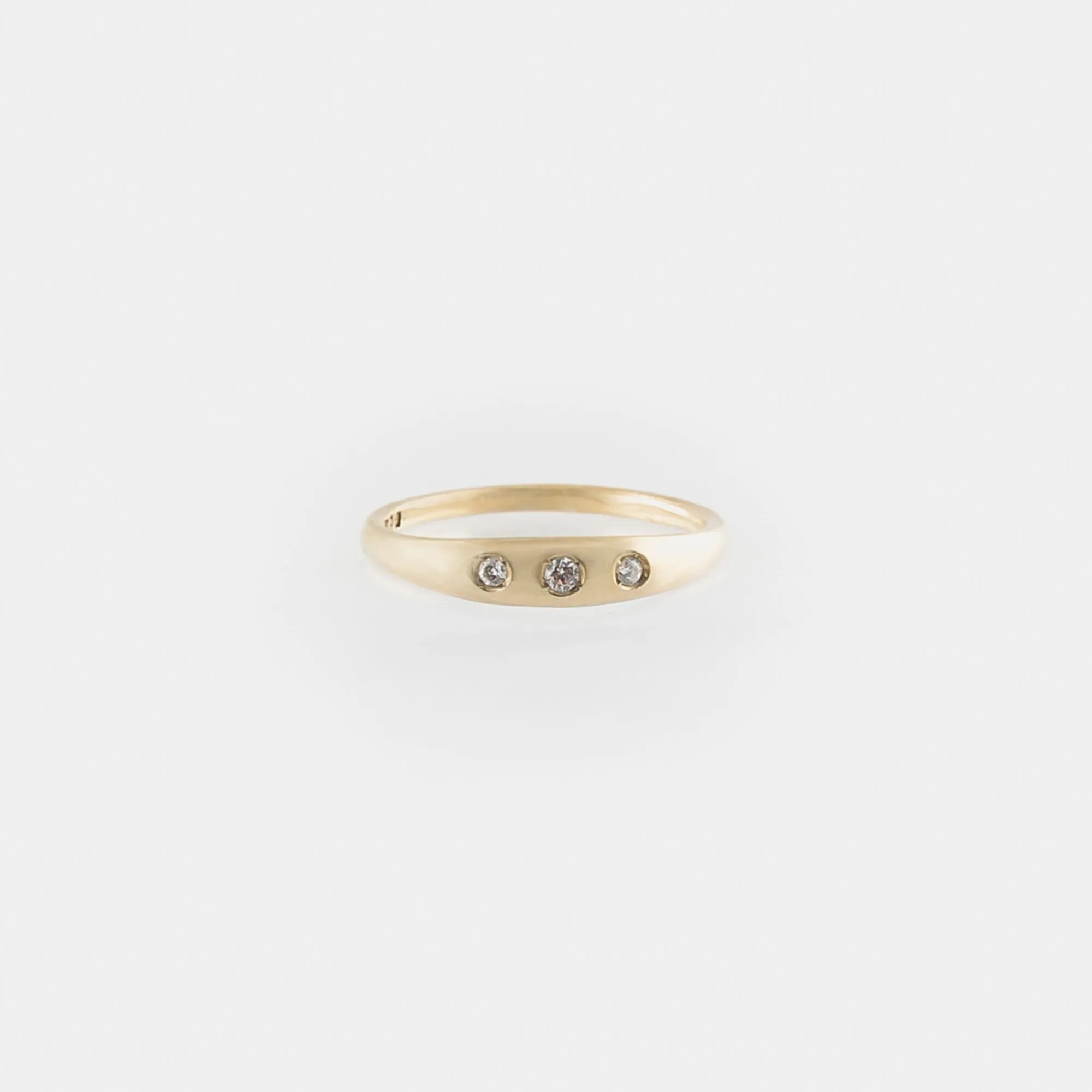 Trinity Sunrise Diamond Ring