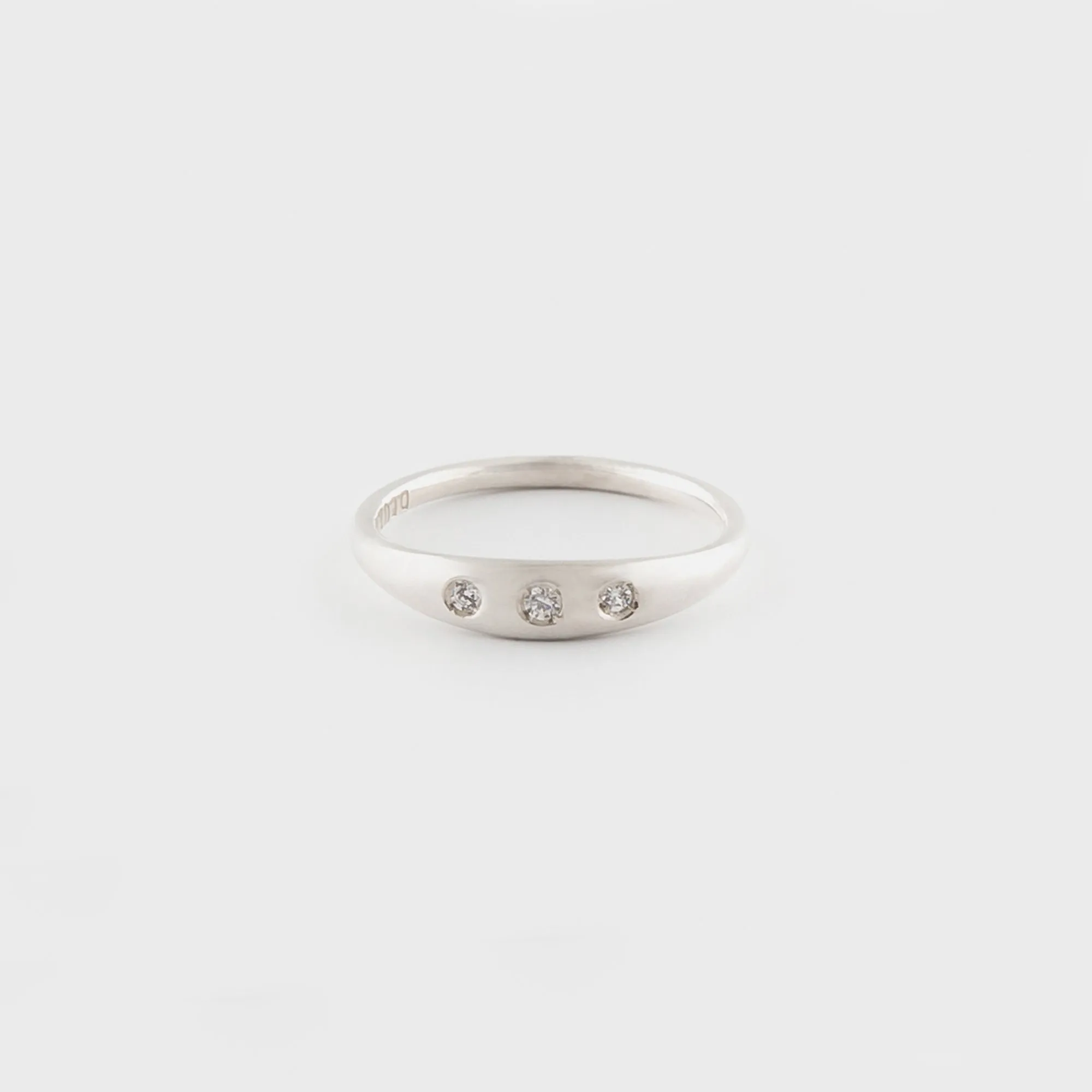 Trinity Sunrise Diamond Ring