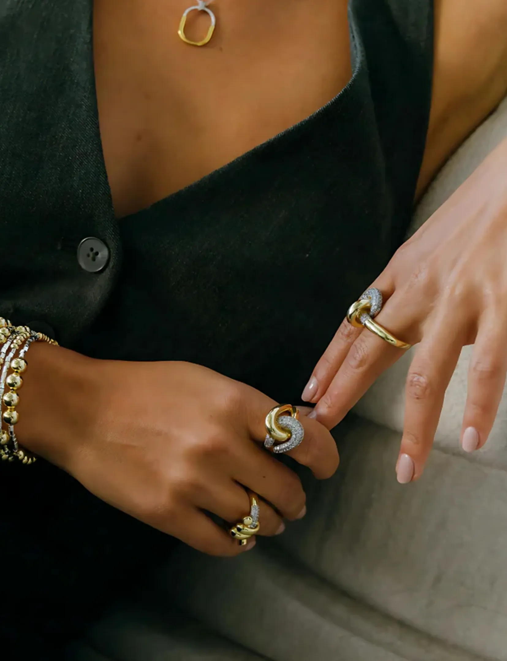 Verity Knot Ring, Gold