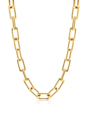 Women's Gold Paperclip Chain