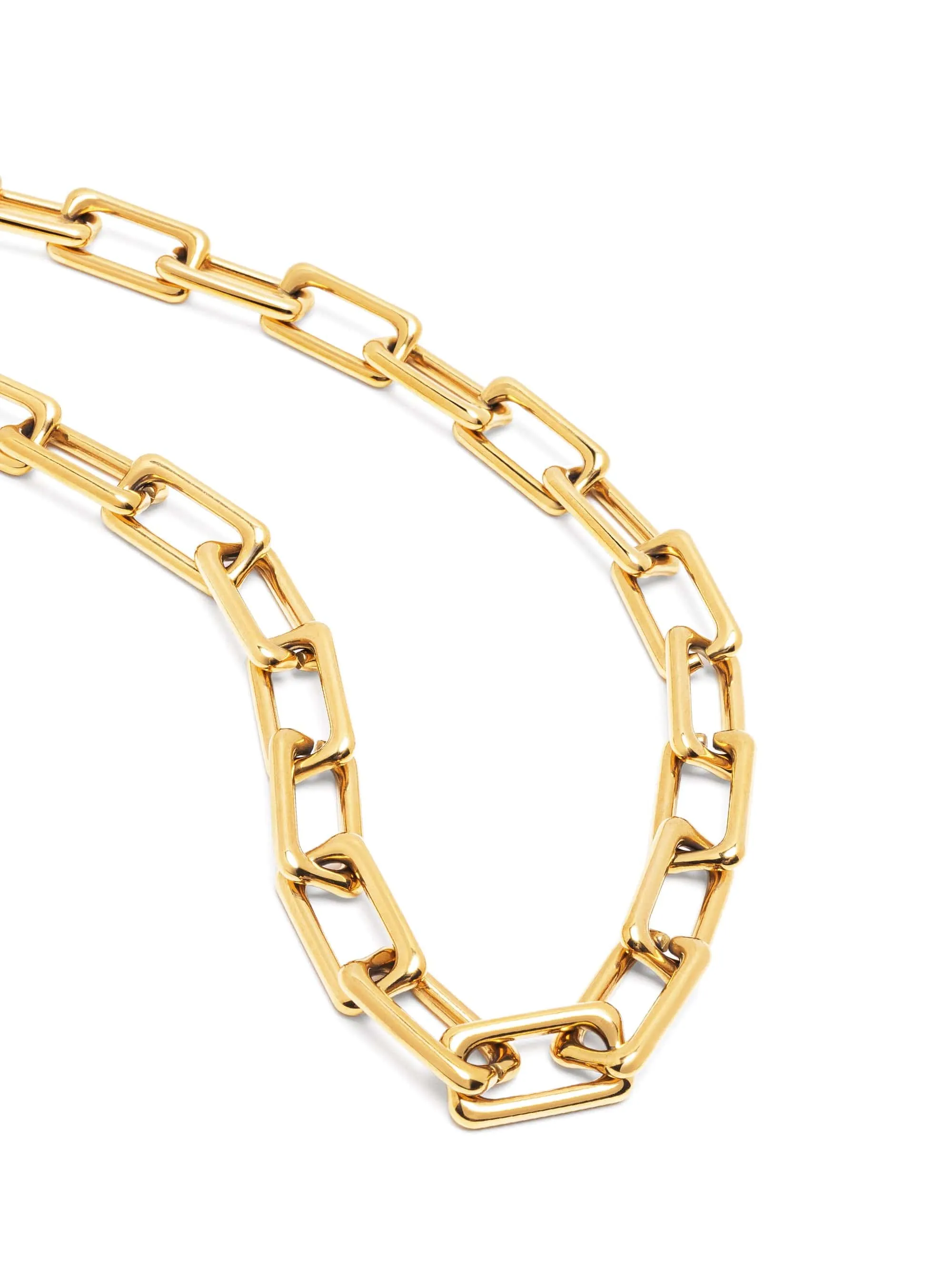 Women's Gold Paperclip Chain