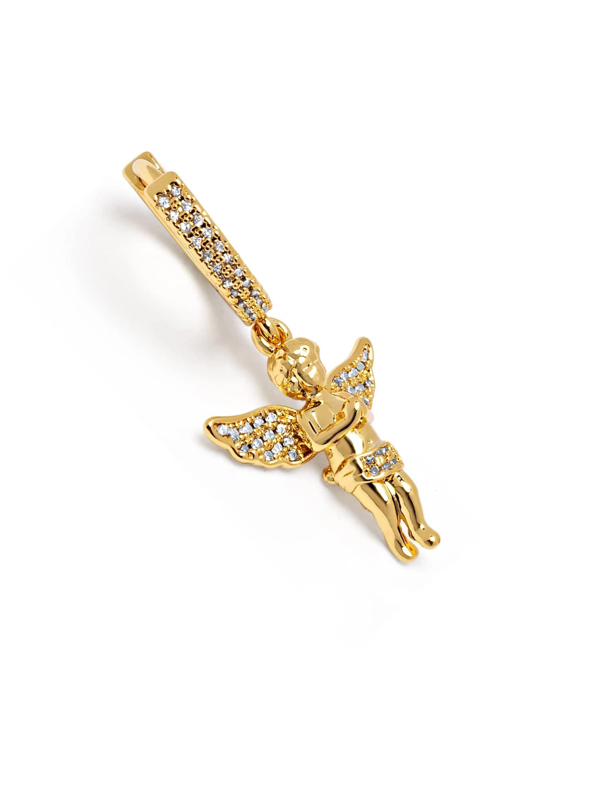 Women's Golden Angel Earrings