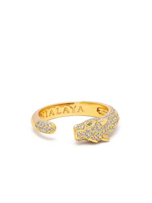 Women's Panther Wrap Ring in Gold